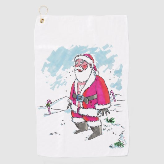 Geen Ho-Ho-Ho golfhanddoek (Voorkant)