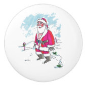 Geen Ho Ho Ho keramische knop (Voorkant)