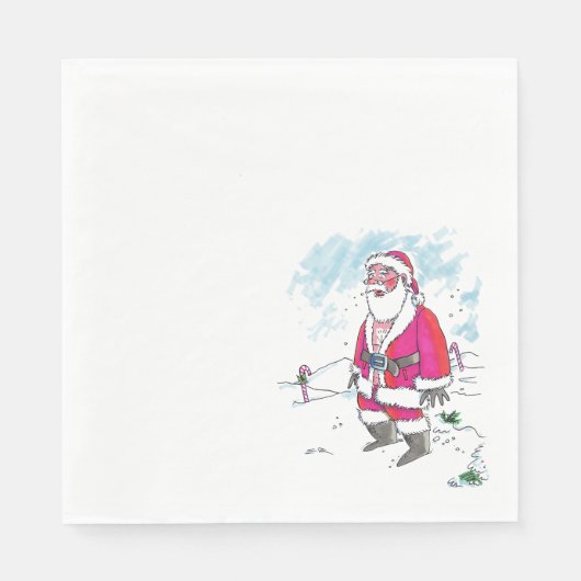 Geen Ho-Ho-Ho lunchpapierservetten Servet (Voorkant)