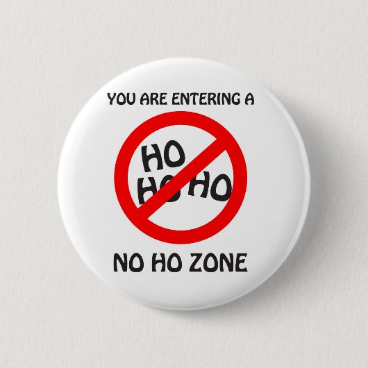 geen ho zone ronde button 5,7 cm (Voorkant)