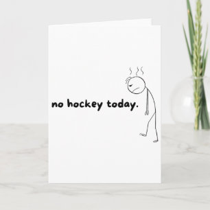 Geen Hockey Vandaag Cadeaus Voor Hockeyliefhebbers Kaart