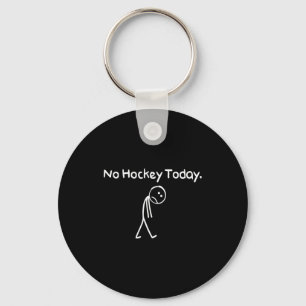 Geen Hockey Vandaag Grappige Verdrietige Stickman  Sleutelhanger