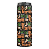 GEEN HOCUS POCUS Christelijk Halloween Monogram Thermosbeker (Achterkant)