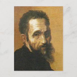Geen hogere resolutie beschikbaar. Michelangelo-Bu Briefkaart