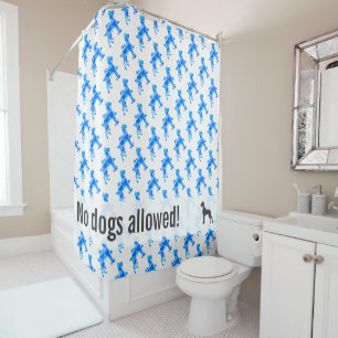 Geen honden toegestaan Great Dane Badkamerdecor Douchegordijn