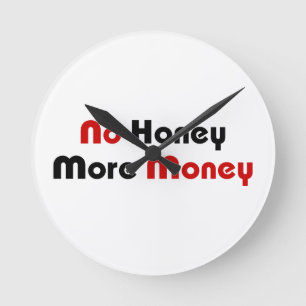Geen honing meer geld ronde klok