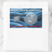 Geen hoop rokerige blauwe Sticker (Tas)