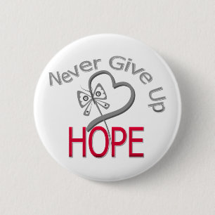 Geen hopdialoog opgeven ronde button 5,7 cm