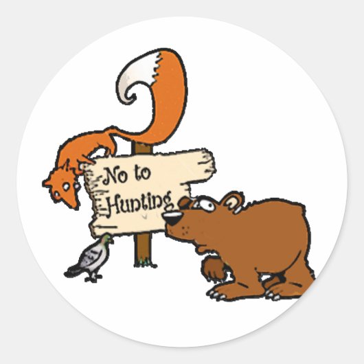 Geen Hunt Stickers (Voorkant)