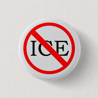 "GEEN ICE" knop Ronde Button 3,2 Cm