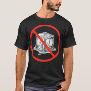 Geen ICE Protestsymbool Anti-immigratiehandhaving T-shirt