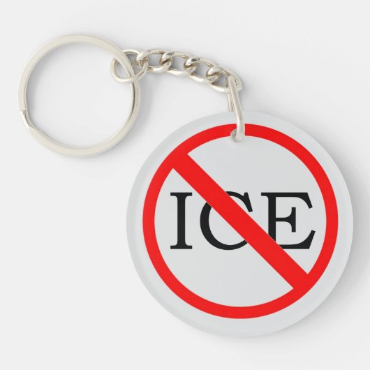 "GEEN ICE" Sleutelhanger (Voorkant)