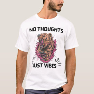 Geen idee van alleen maar bloemen t-shirt