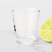Geen idee van een verhaal shot glas (Rechts)
