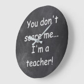 Geen idee voor scholier-chalkboard-design grote klok (Hoek)
