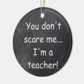 Geen idee voor scholier-chalkboard-design keramisch ornament (Links)