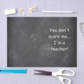 Geen idee voor scholier-chalkboard-design tissuepapier (Craft)
