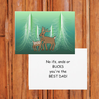 Geen Ifs Ands of Bucks Vaderdag Kaart