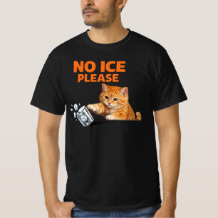 Geen Ijs Alsjeblieft Grappige Kat Meme Mannen Vrou T-shirt