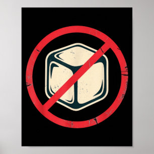 Geen ijs poster