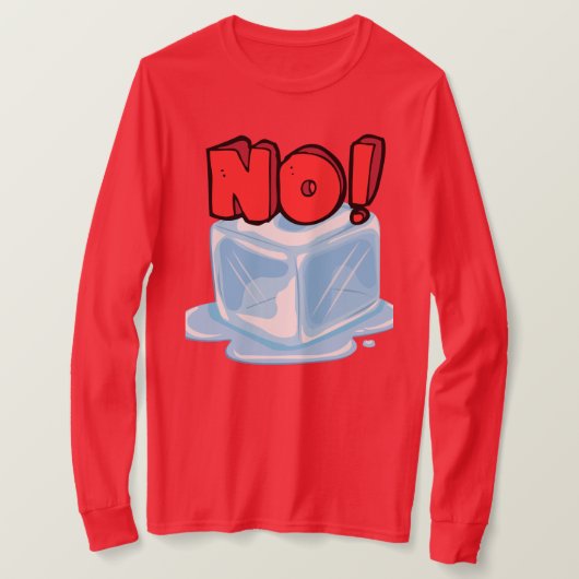 Geen Ijs Tshirt (Design voorkant)