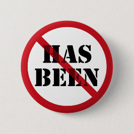 GEEN "IS GEWEEST" RONDE BUTTON 5,7 CM