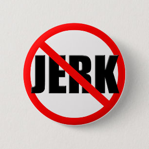 Geen Jerk Zone Ronde Button 5,7 Cm