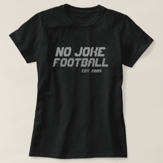 Geen Joke Football Throwback T-shirt