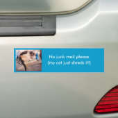Geen junkmail alstublieft bumper sticker (Op auto)