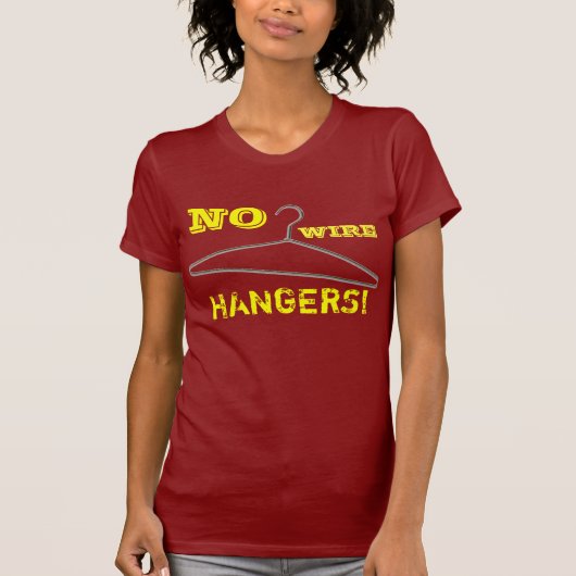 Geen kabelhangers. t-shirt (Voorkant)