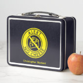 GEEN KAMER Alert & Name Metal Lunch Box (In situ)