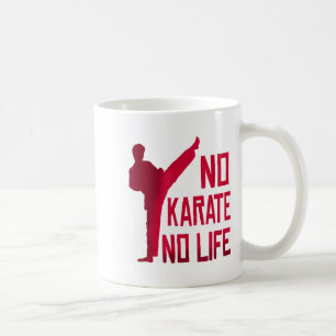 Geen Karate Geen Leven Martial Arts T Shirt Koffiemok