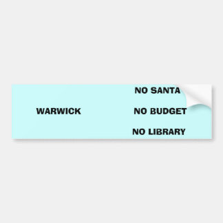 GEEN KERSTOORLOG... BUMPERSTICKER