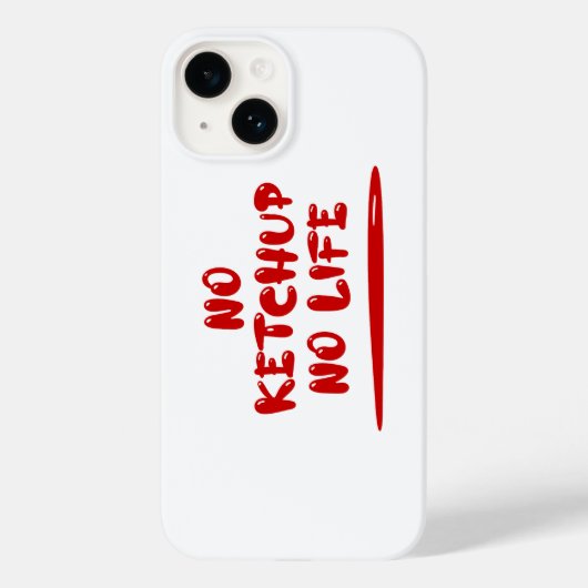 Geen ketchup geen leven Case-Mate iPhone case (Achterkant)
