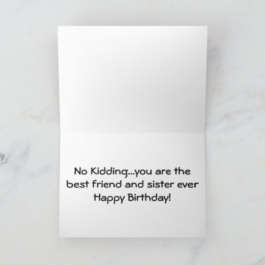 GEEN KIDING ZEGT DAT GEITENSCHAPPIJ TWEEDE MAANDAG KAART (Binnen)