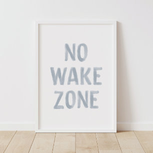 Geen kielzone strand kinderkamer decor poster