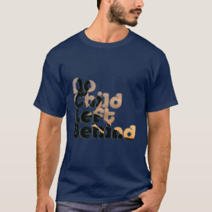 Geen kind achteraan t-shirt