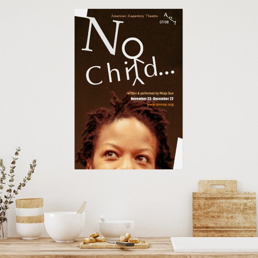 geen kind, poster (Keuken)