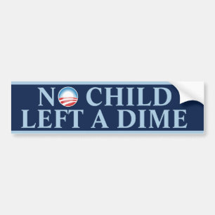 Geen kind zonder dubbeltje bumpersticker