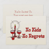 Geen Kinderen Betreffende Kaart (Voorkant / Achterkant)