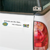 geen kinderen bumpersticker (Op Truck)
