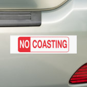 GEEN KLASSE BUMPERSTICKER (Op auto)