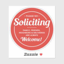 Geen kleuren zoeken (bewerken) Voordeur 4-inch vin Sticker