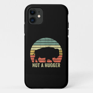 Geen Knuffelaar Grappige Yellowstone Bizon Intro iPhone 11 Hoesje