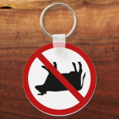 GEEN Koe uitzetten! Sleutelhanger (Voorkant)