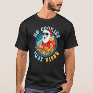 Geen koekjes alleen vibes hippie gitaar Sinterklaa T-shirt