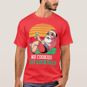 Geen Koekjes gewoon Cocktails Kerstmis I T-shirt