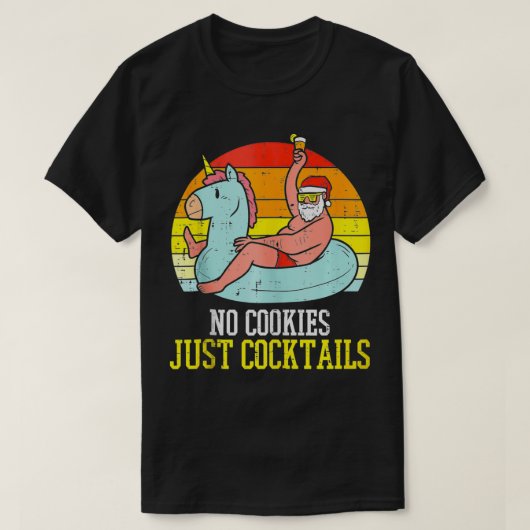 Geen koekjes met kerst op kerstmis in jul t-shirt (Design voorkant)