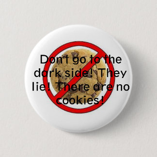 Geen koekjes ronde button 5,7 cm