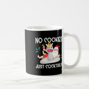 Geen koekjes staarten kerstman zomer kerst in juli koffiemok